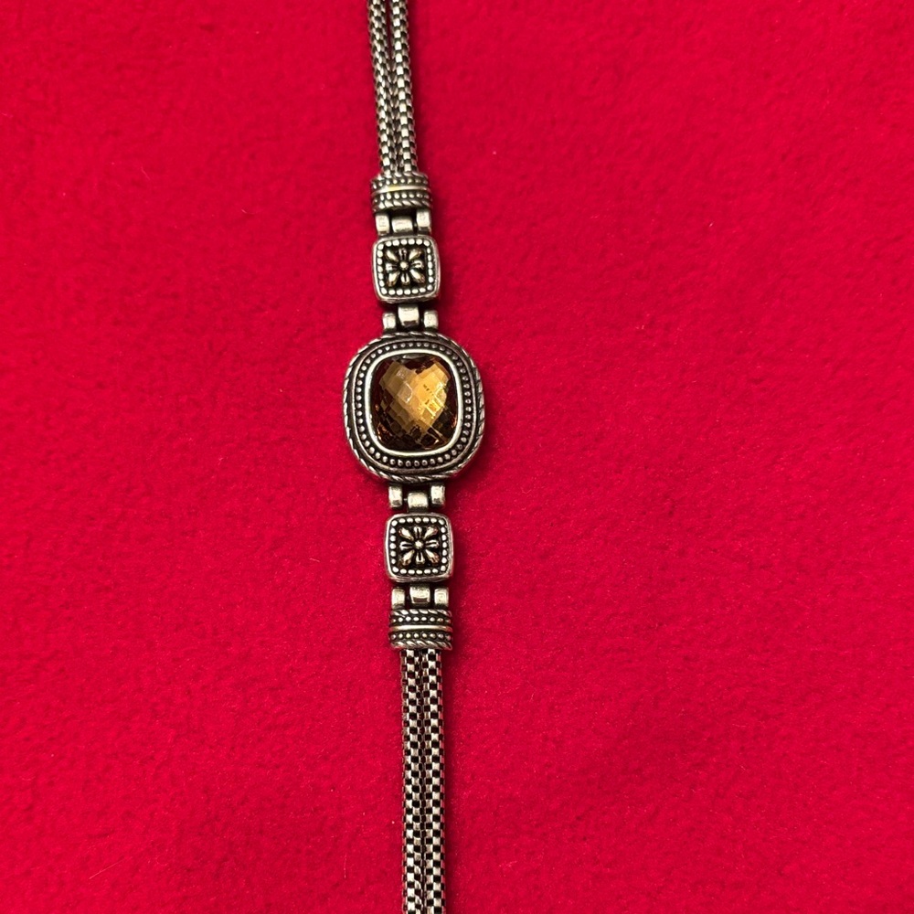 Brighton Silver and Gold Accent Bracelet - Picture 2 of 3